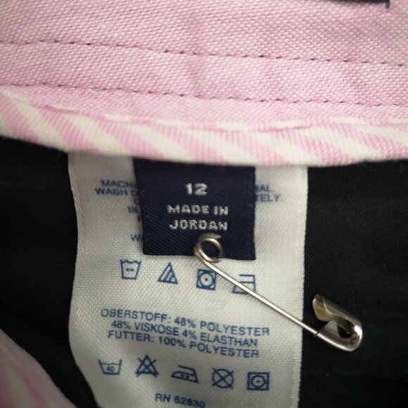 Lands' End Ladies Size 12 Charcoal Slight Flare Zipper & 2 Clasp Closure Pants - Picture 6 of 15